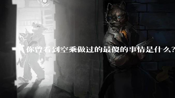 你曾看到空乘做过的最傻的事情是什么？