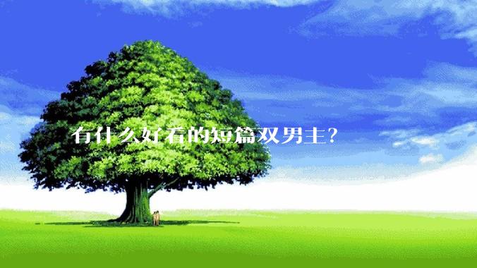 有什么好看的短篇双男主？